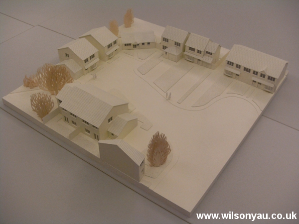 Brookside Close, Liverpool. Architectural model by Wilson Yau, 2012