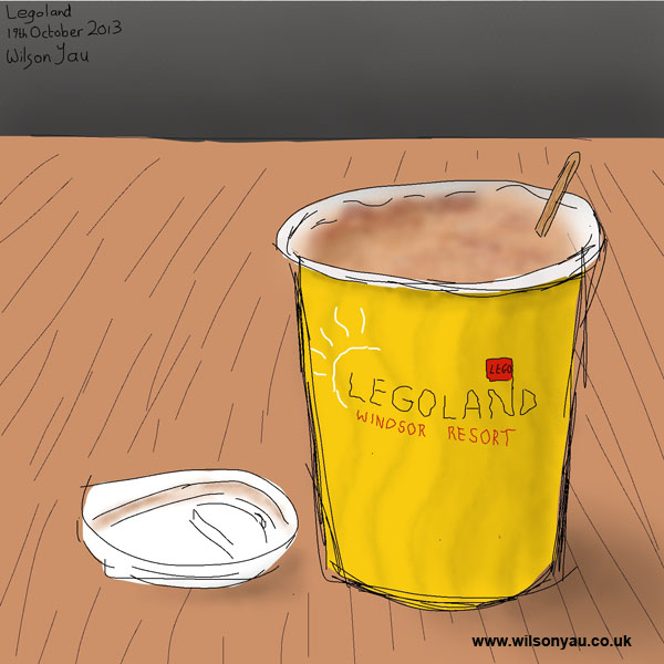 Coffee break, Legoland, Windsor, 19th October 2013