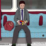 Solving a Rubik's cube, 9am Tuesday, Maida Vale to Regent's Park, Bakerloo line, 15th July 2014