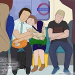 Sleeping commuters, Victoria line, 18th June 2015