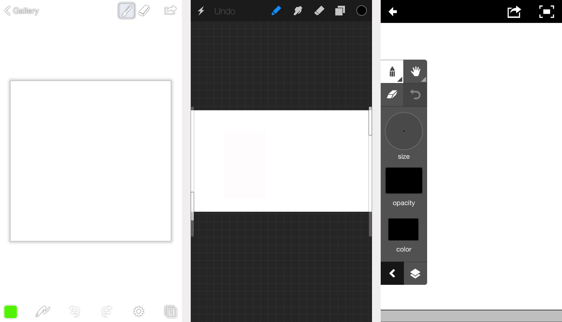 iPhone drawing app screenshots