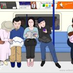 Japanese tourists, 8pm Tuesday, Victoria line, 15th August 2017