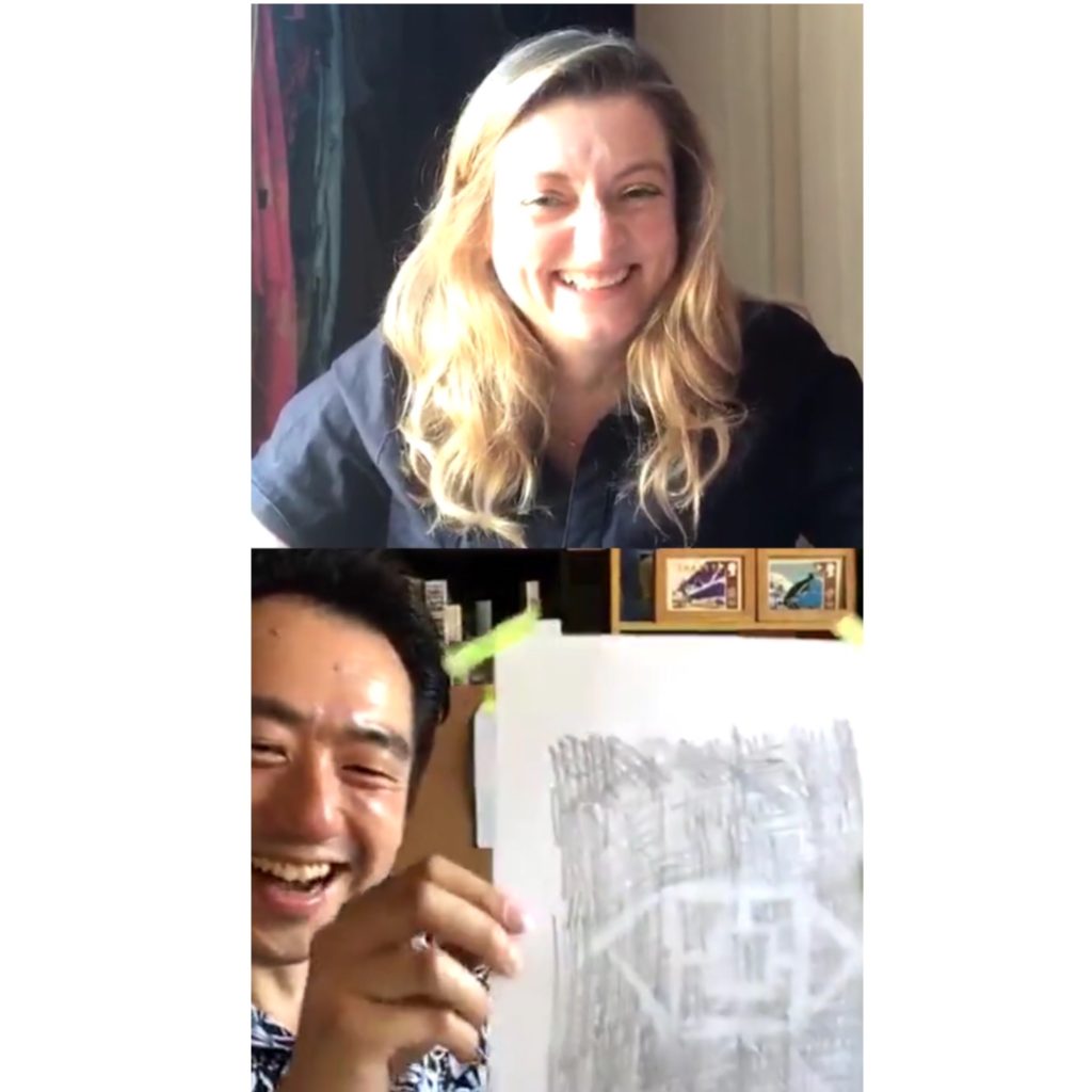 Screenshot of The Big Draw in conversation with Wilson Yau